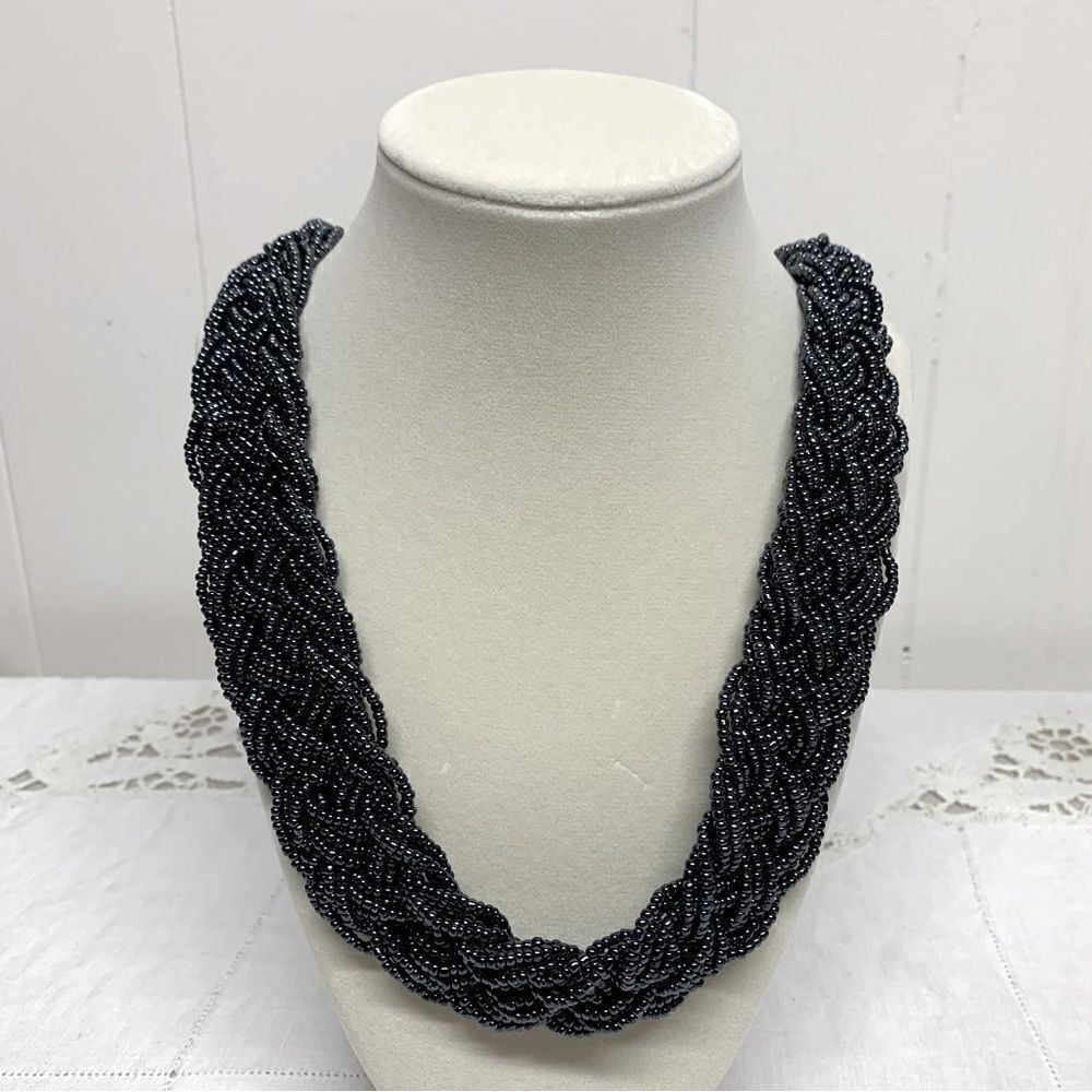 Sead Bead Necklace 26” Vintage Gorgeous